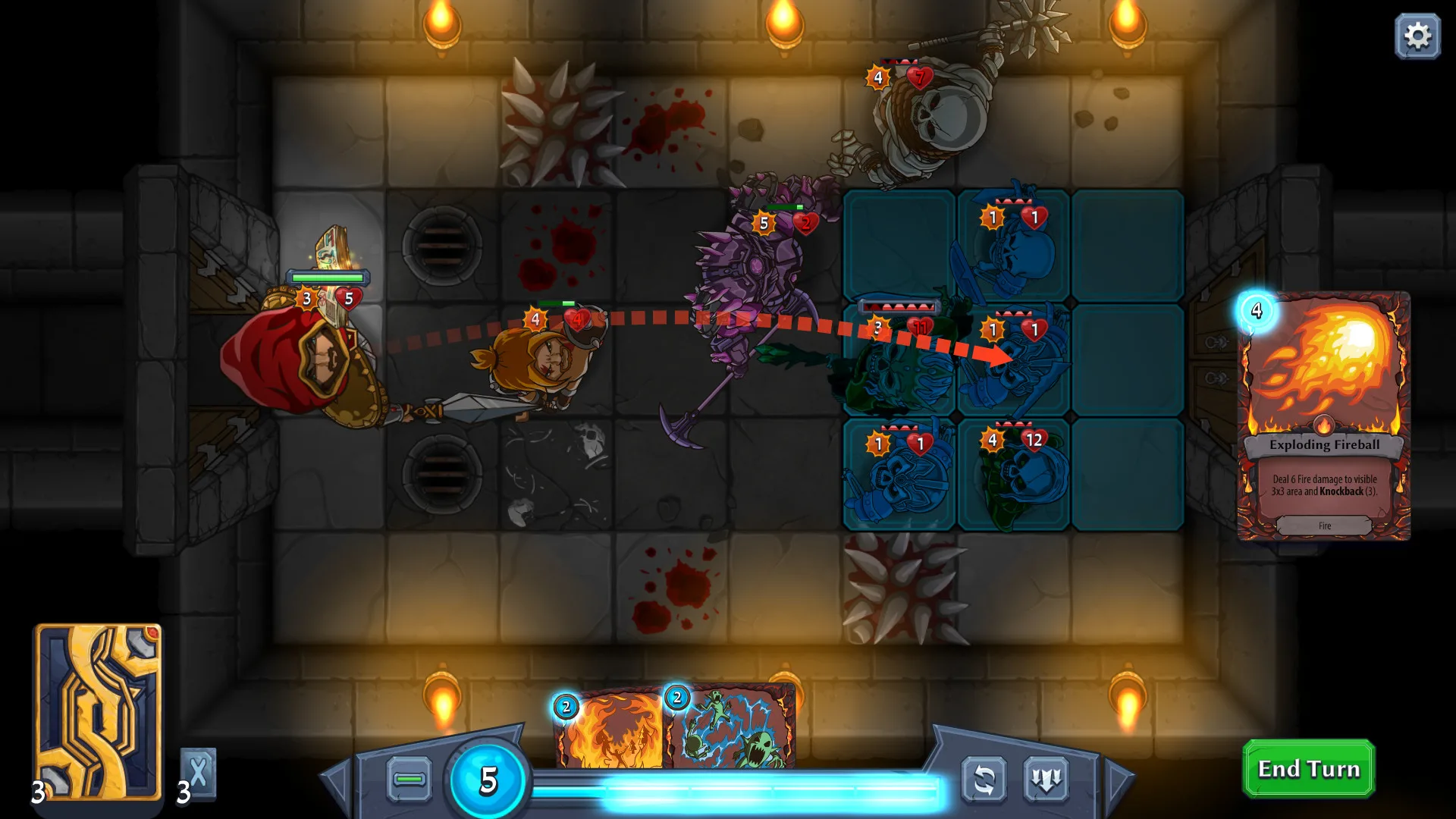 Abalon: Roguelike Tactics CCG screenshot 1