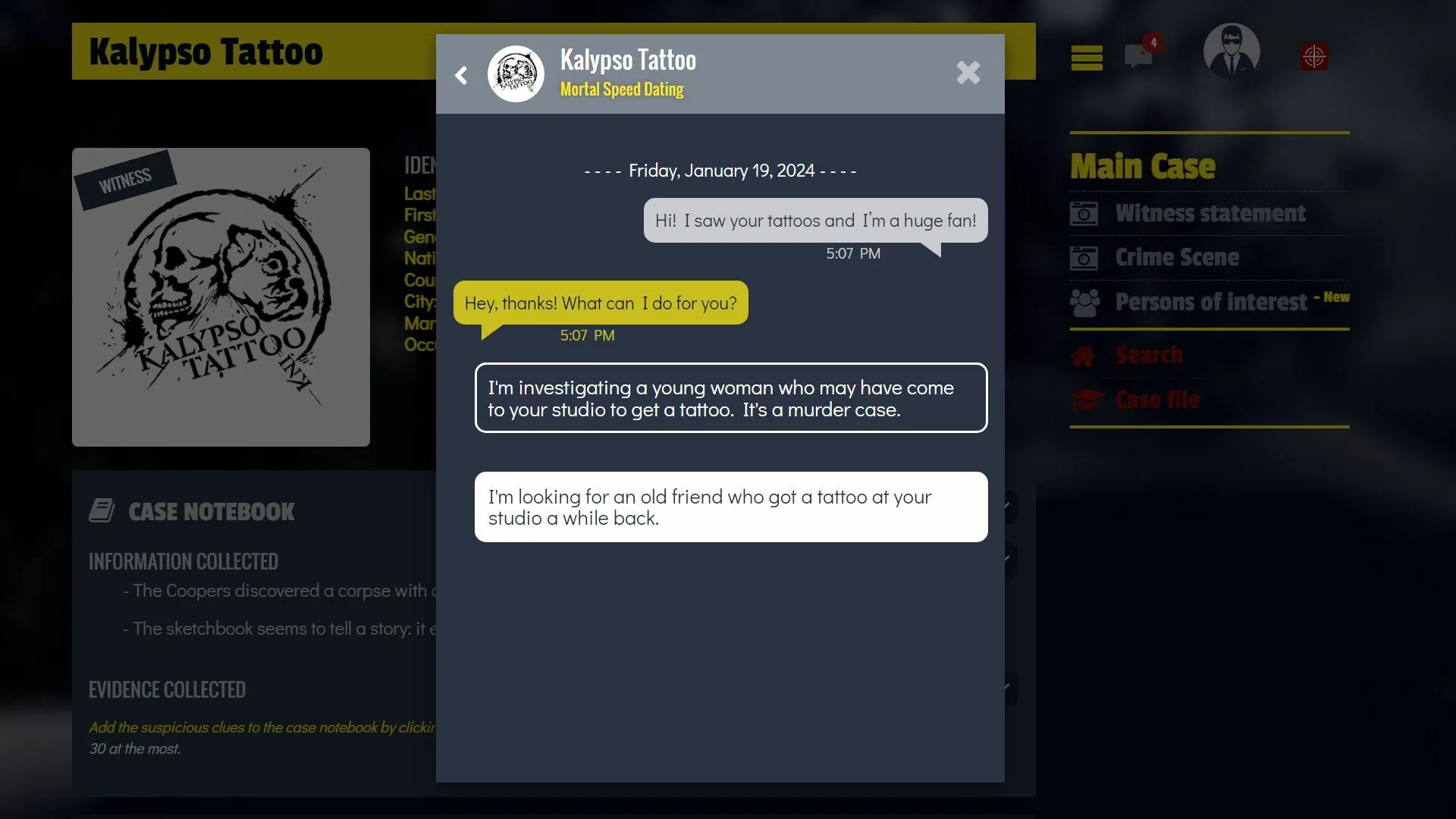 French Crime Detective Game screenshot 5