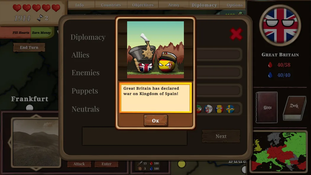 Countryball: Europe 1890 screenshot 5