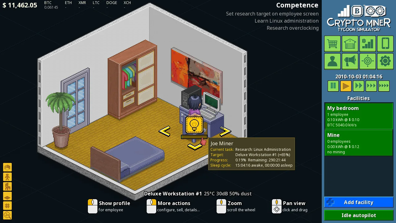 Crypto Miner Tycoon Simulator screenshot 1