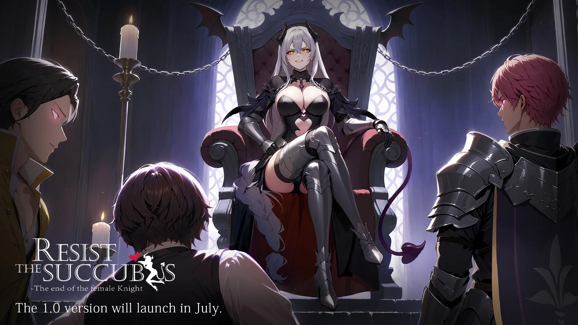 Resist the succubus—The end of the female Knight screenshot 1