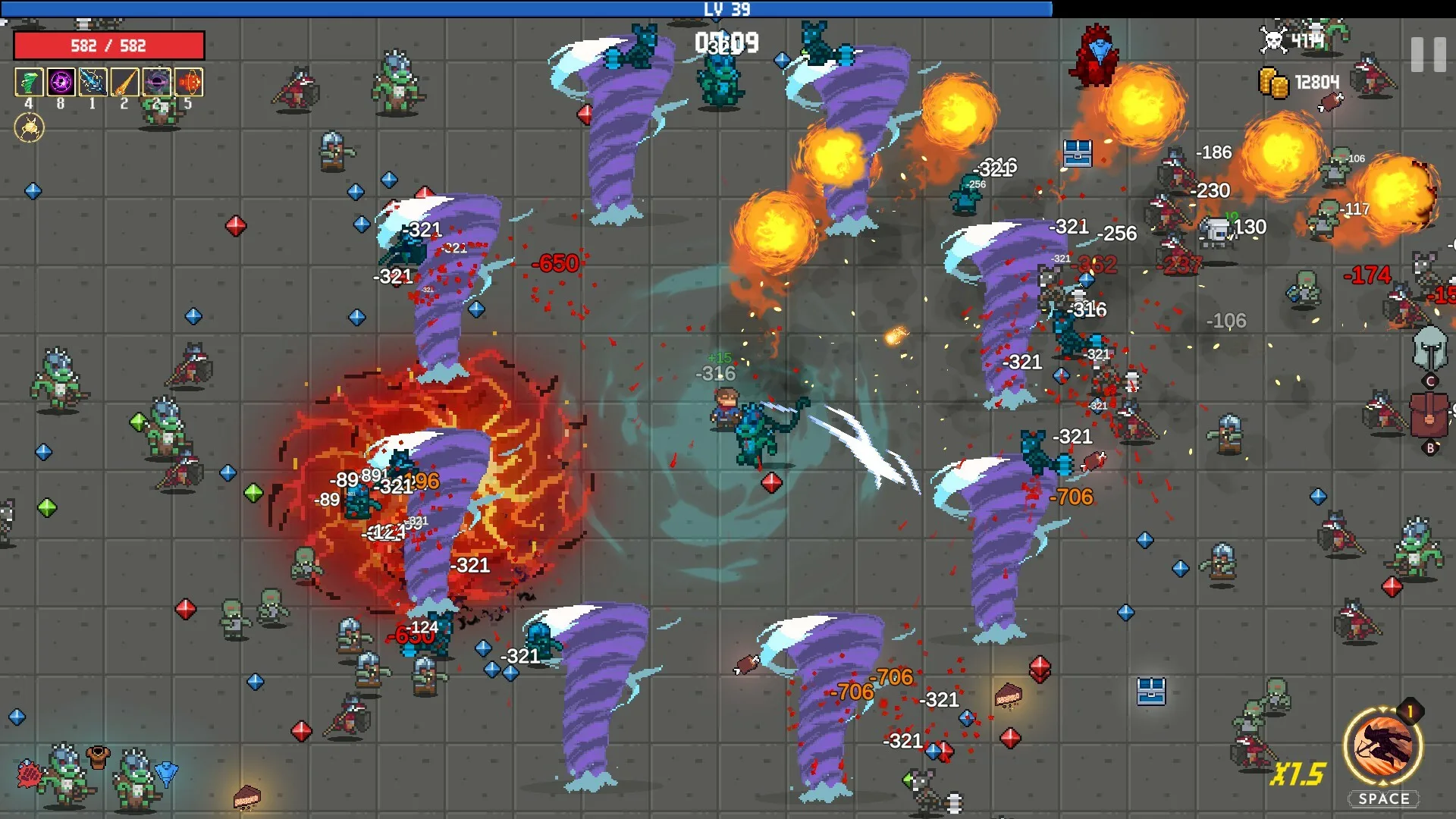 Pixel Survivors : Roguelike screenshot 4