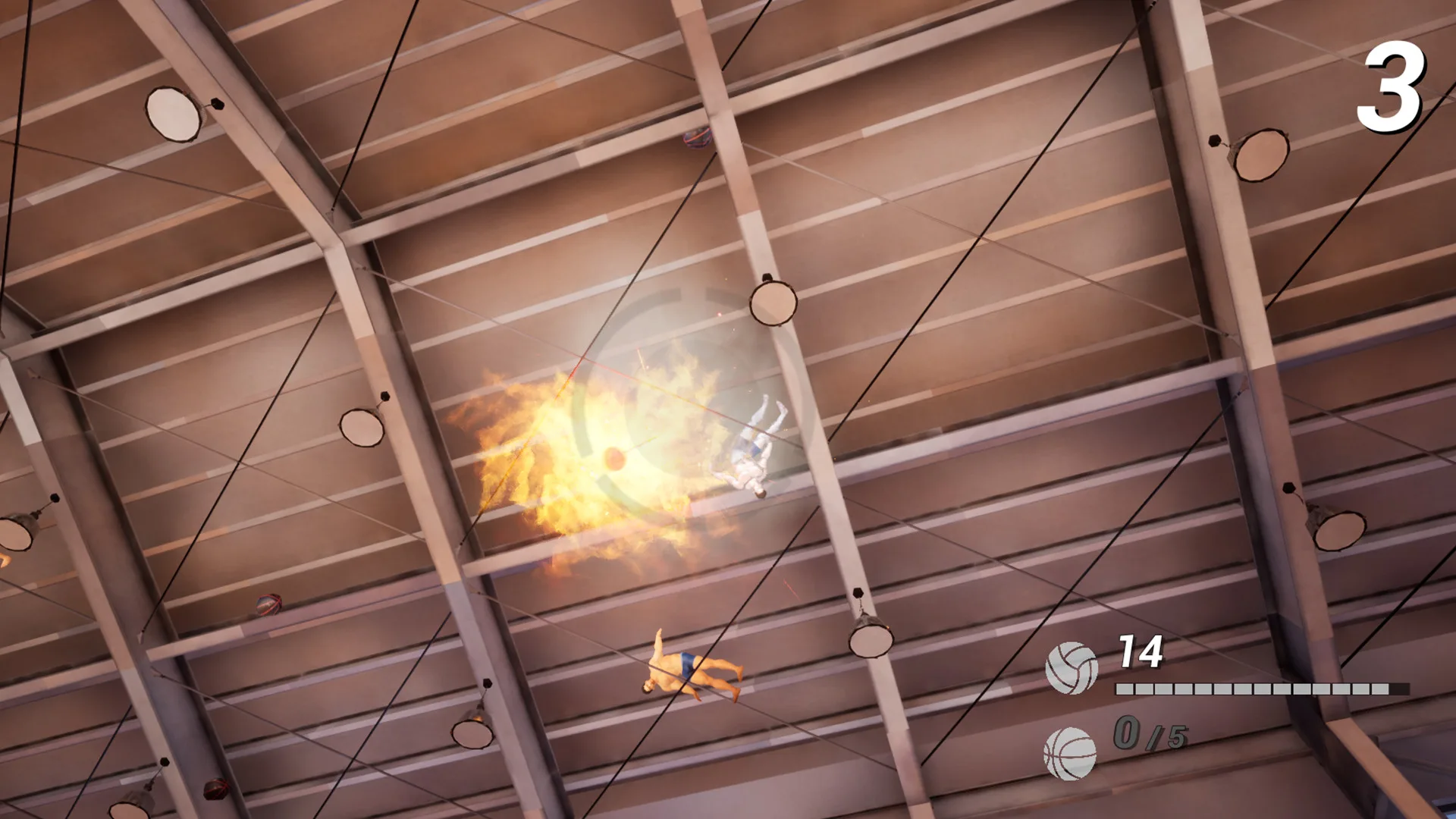 A game that saves the muscles caught in the ceiling of the gymnasium screenshot 3