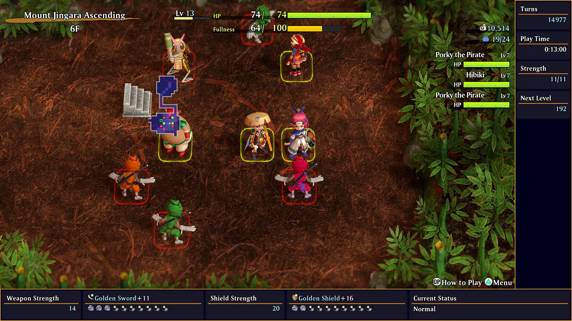 Shiren the Wanderer: The Mystery Dungeon of Serpentcoil Island screenshot 2