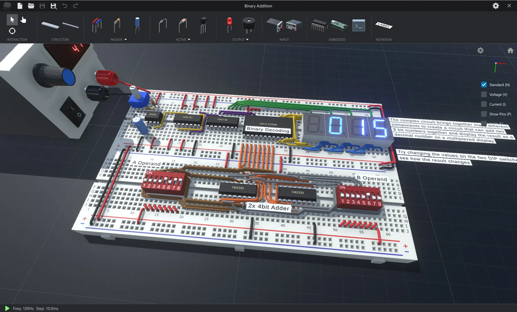 CRUMB Circuit Simulator screenshot 5