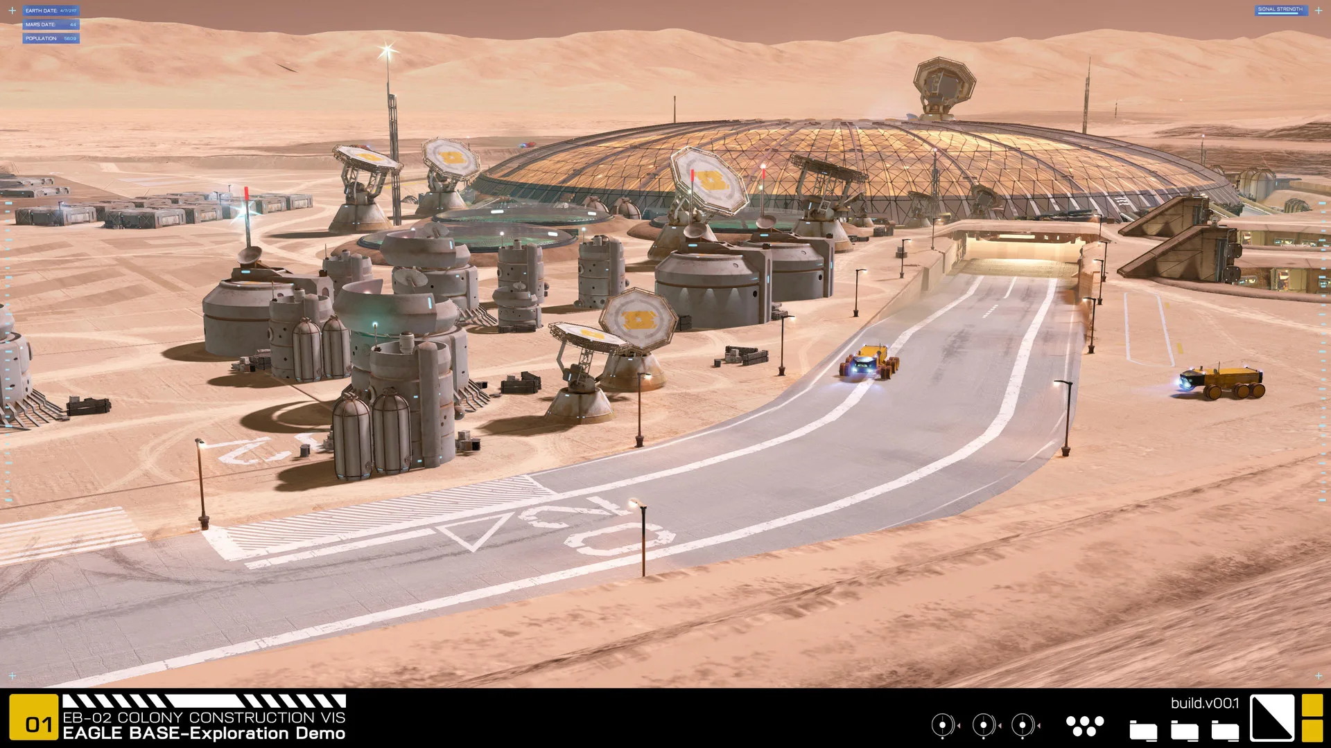 Project Eagle: A 3D Interactive Mars Base screenshot 1