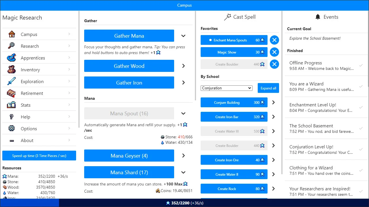 Magic Research screenshot 1