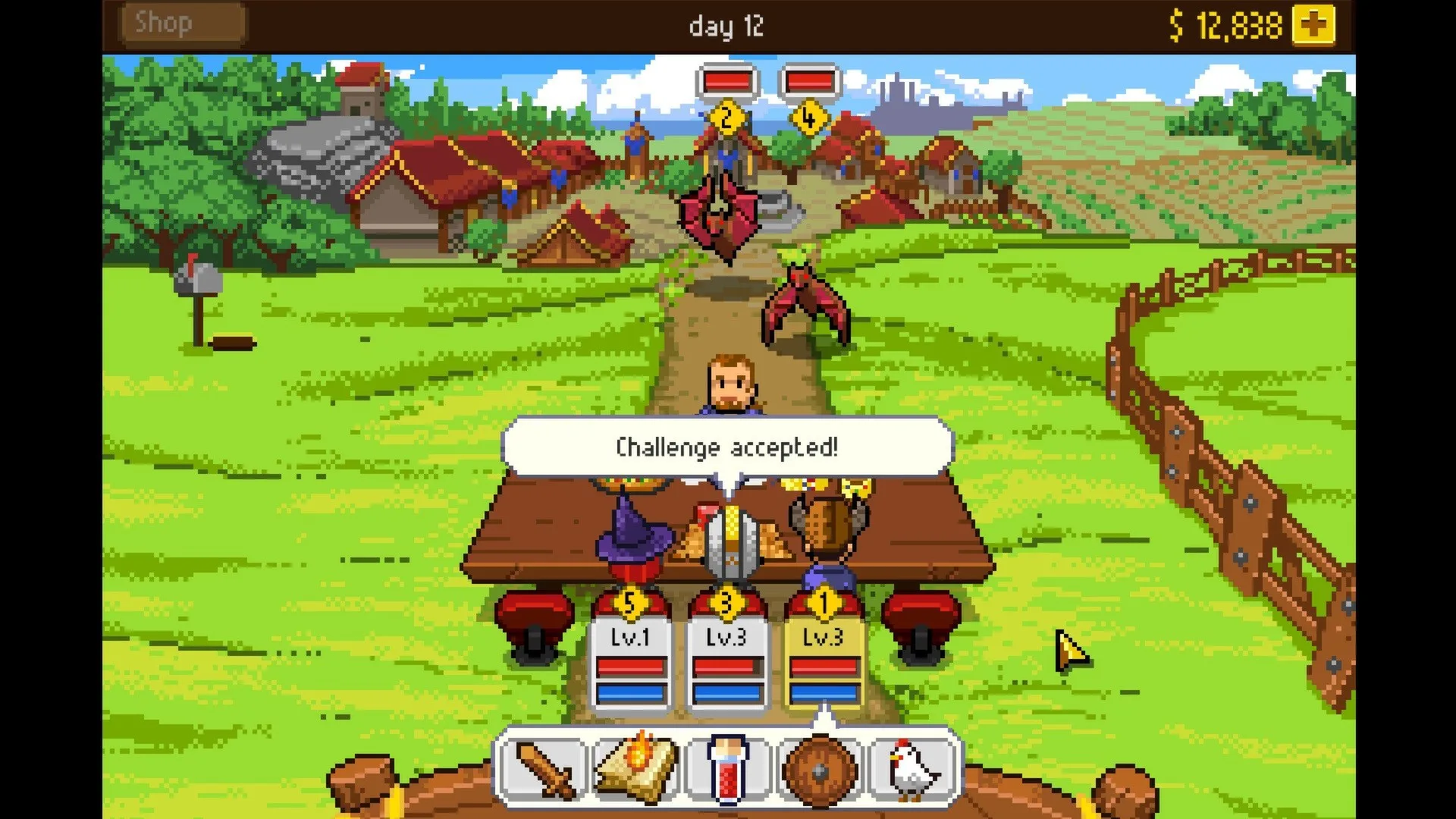Knights of Pen and Paper +1 Edition screenshot 1