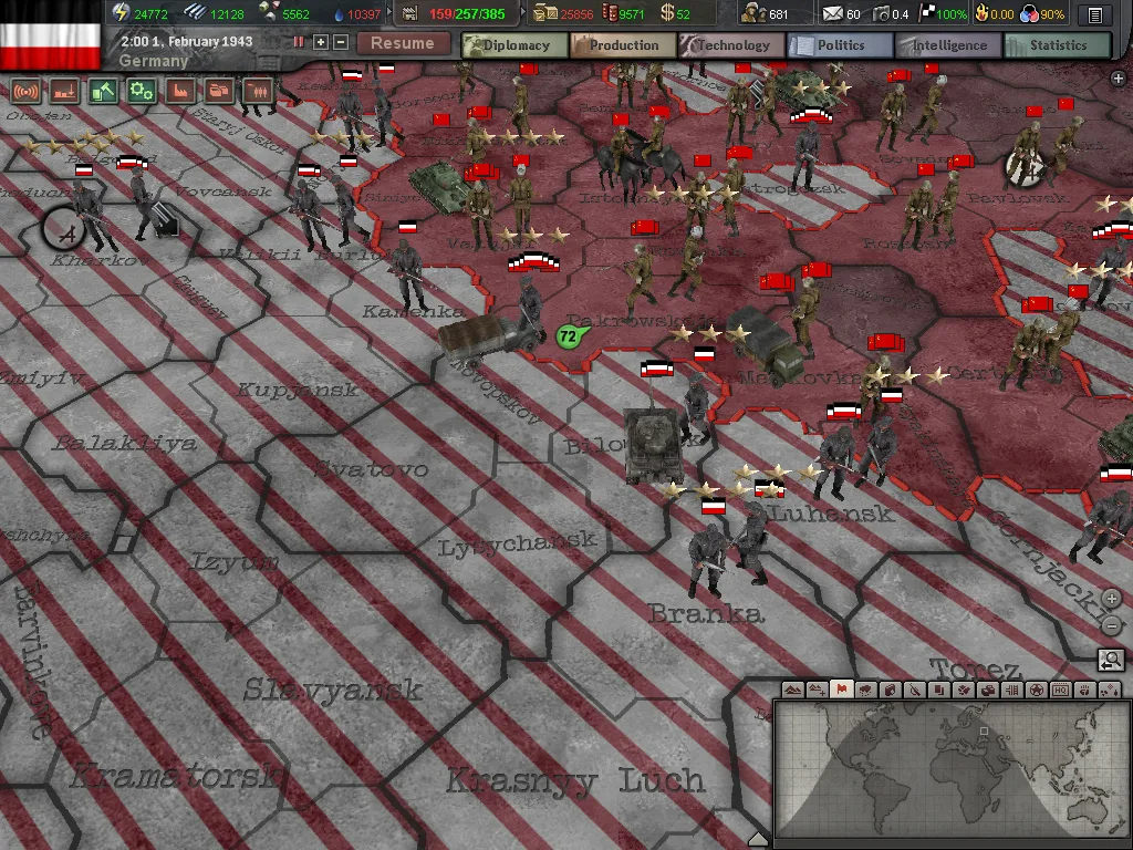 Hearts of Iron III screenshot 5
