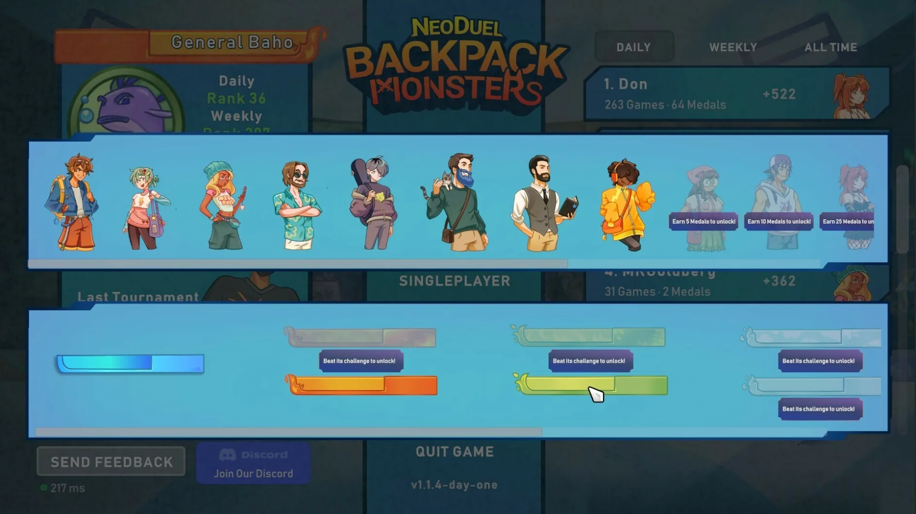 NEODUEL: Backpack Monsters screenshot 5