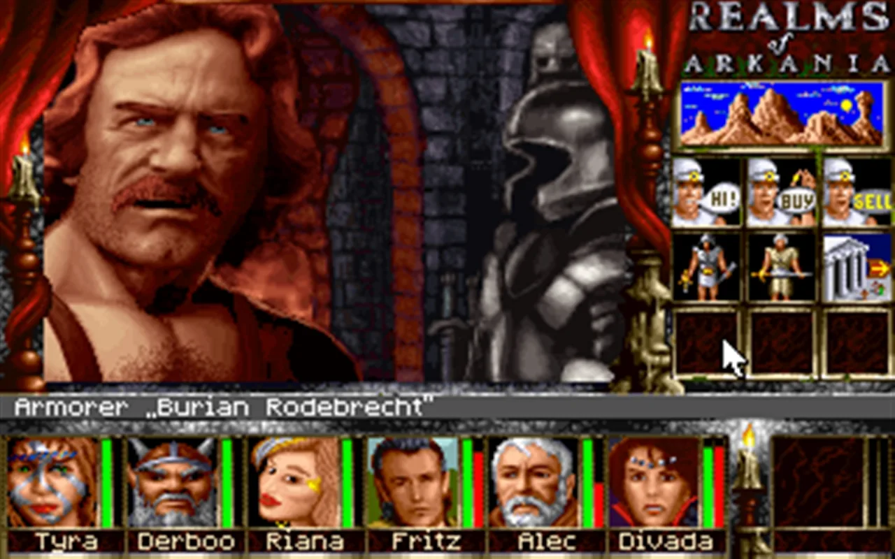 Realms of Arkania 3 - Shadows over Riva Classic screenshot 2