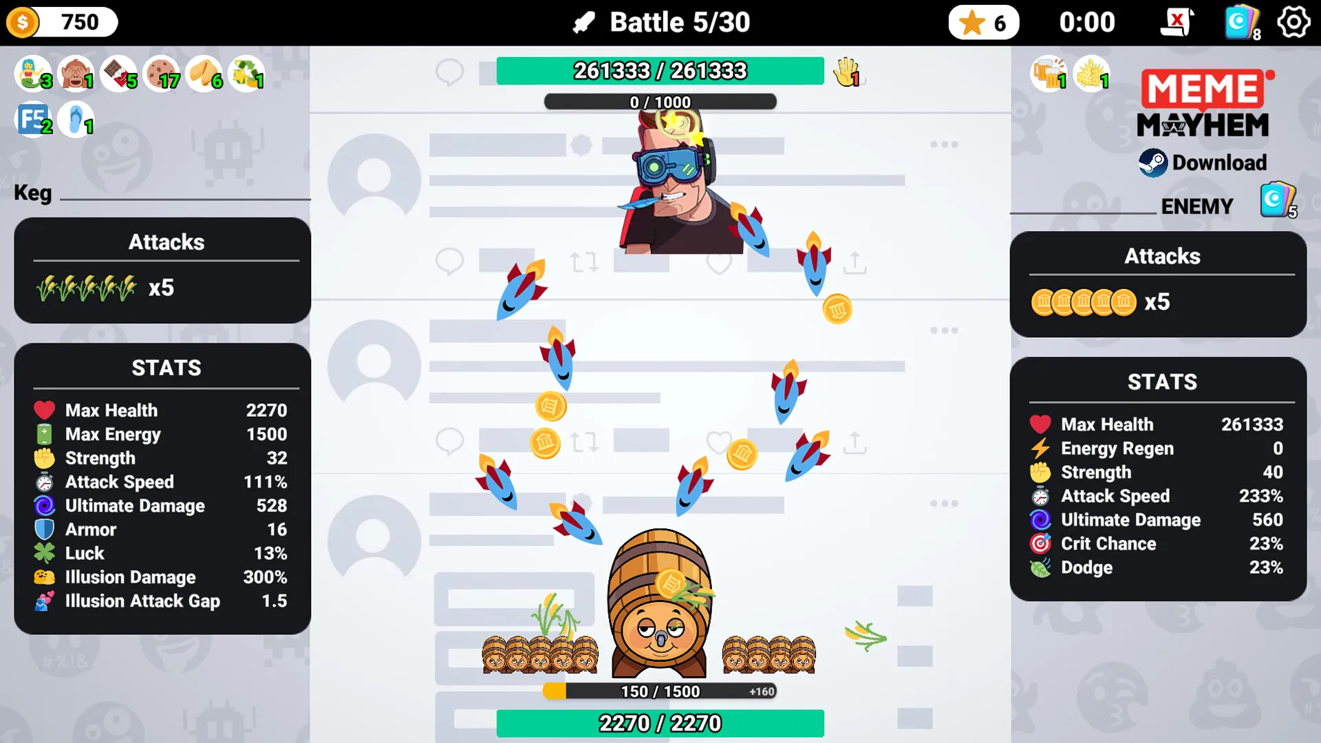Meme Mayhem screenshot 1