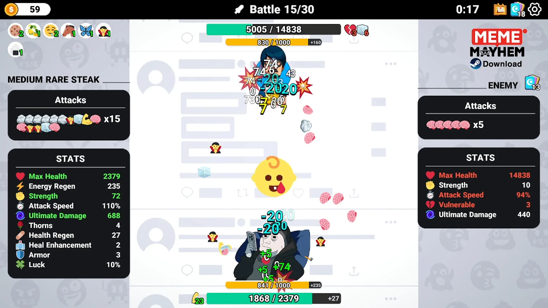 Meme Mayhem screenshot 4