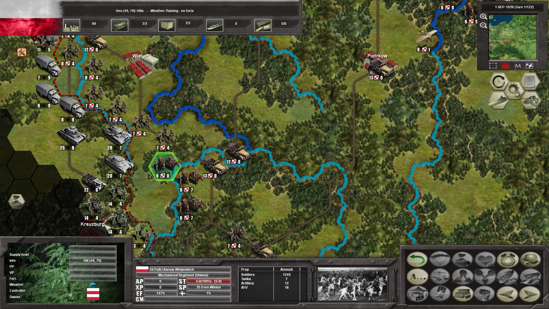 The Campaign Series: Fall Weiss screenshot 1