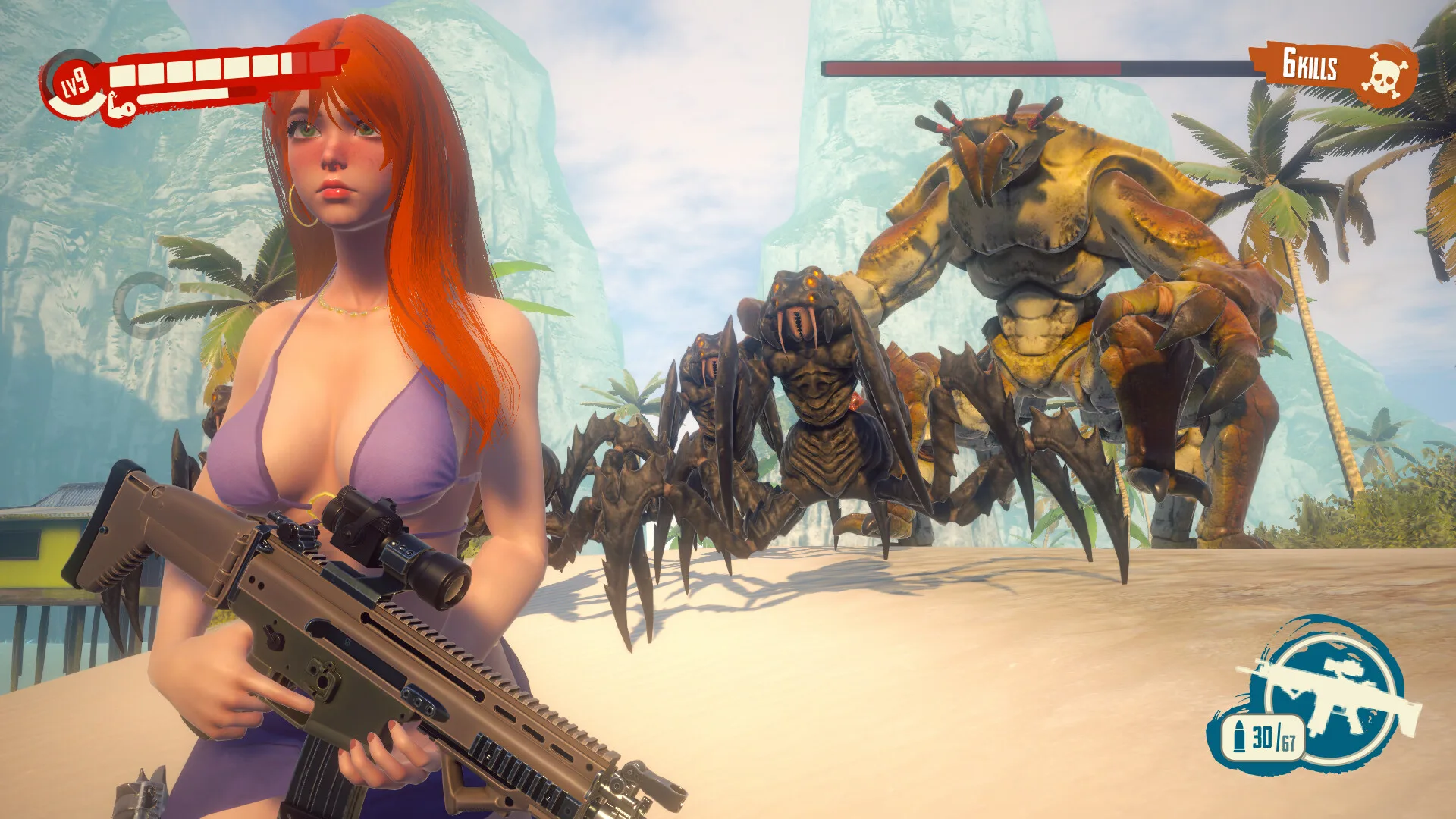 Anime Girls: Sun of a Beach screenshot 1