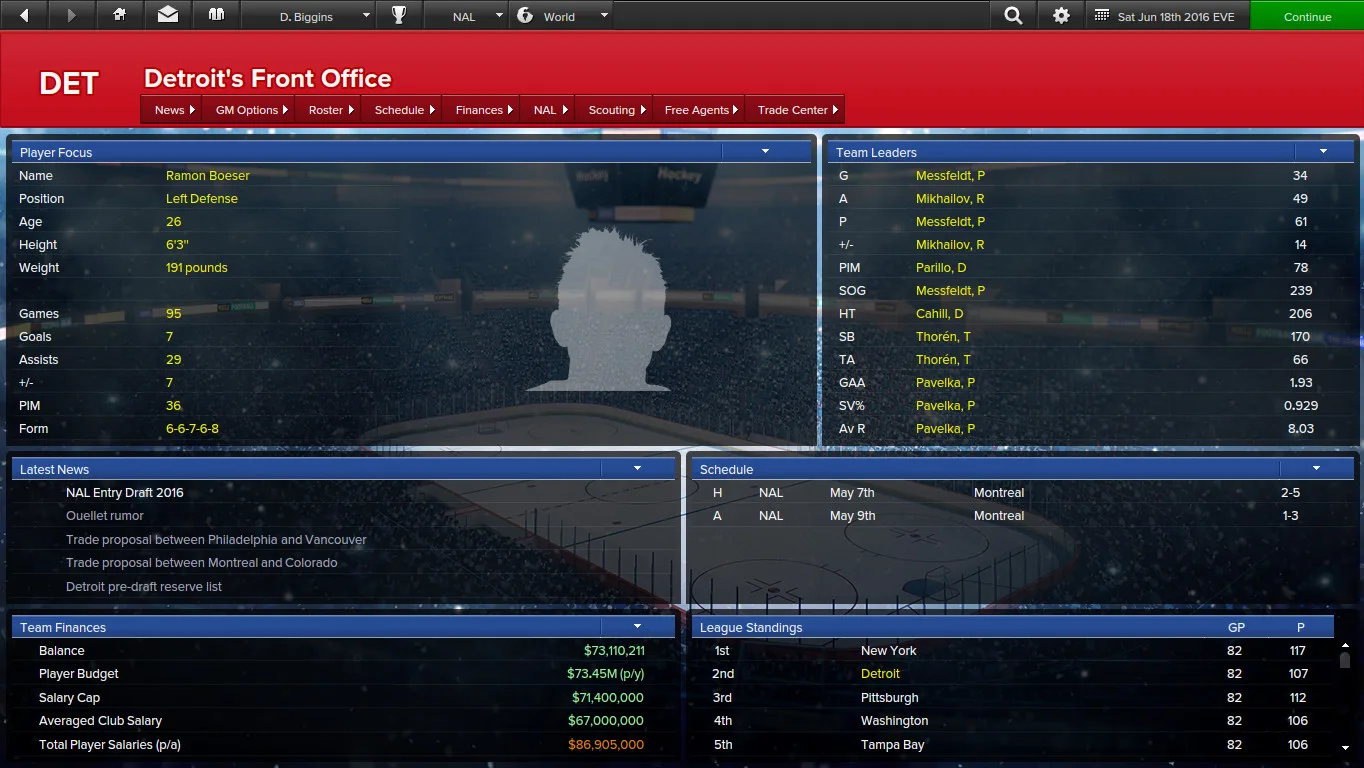 Eastside Hockey Manager screenshot 4