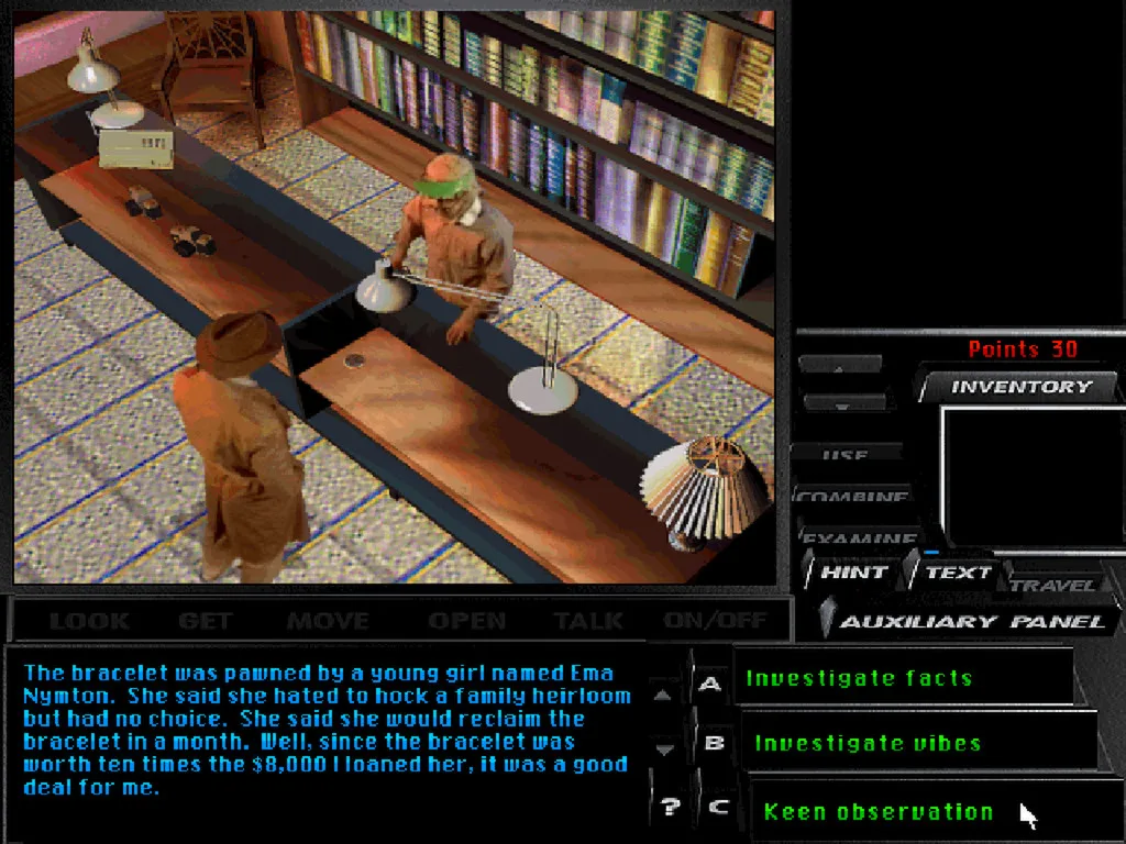 Tex Murphy: Under a Killing Moon screenshot 4