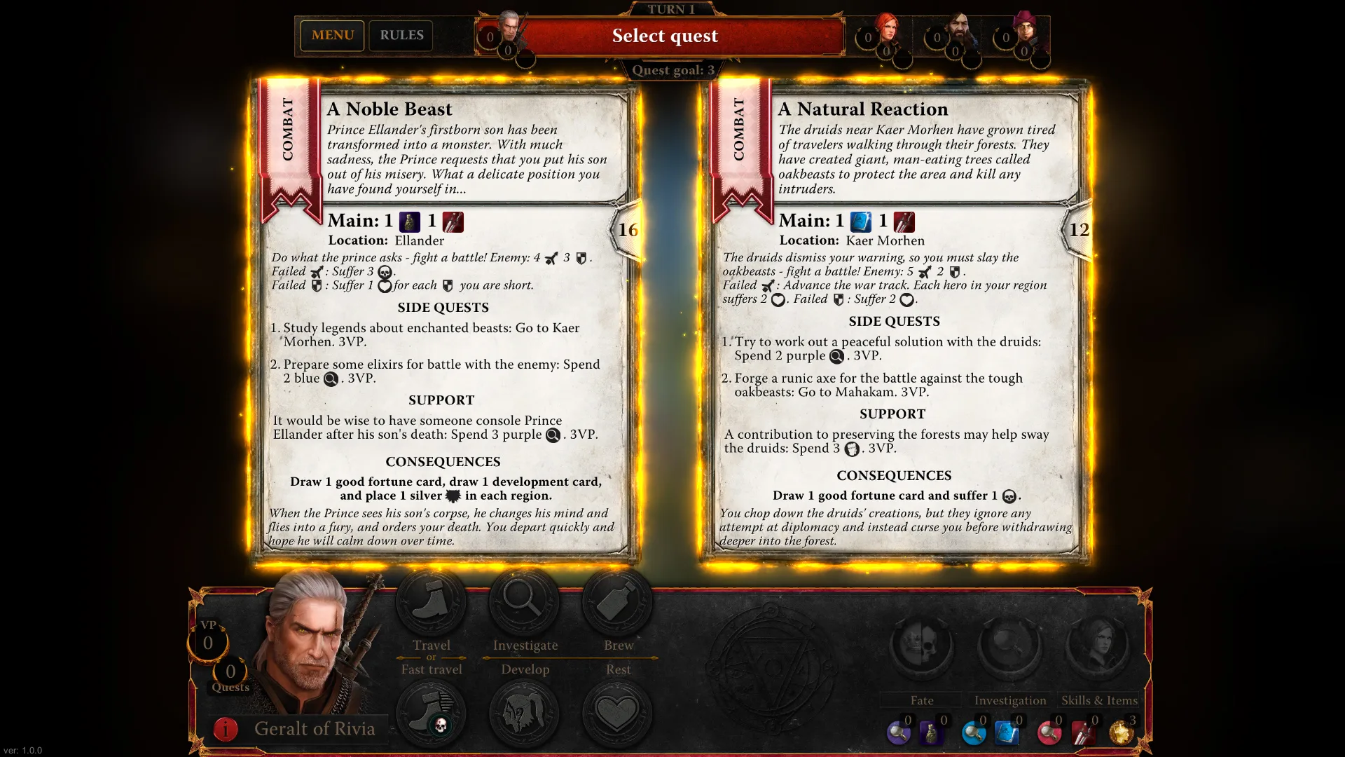 The Witcher Adventure Game screenshot 2