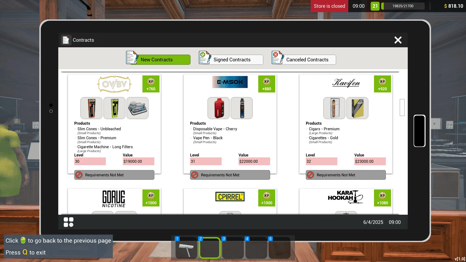 Tobacco Shop Simulator screenshot 1