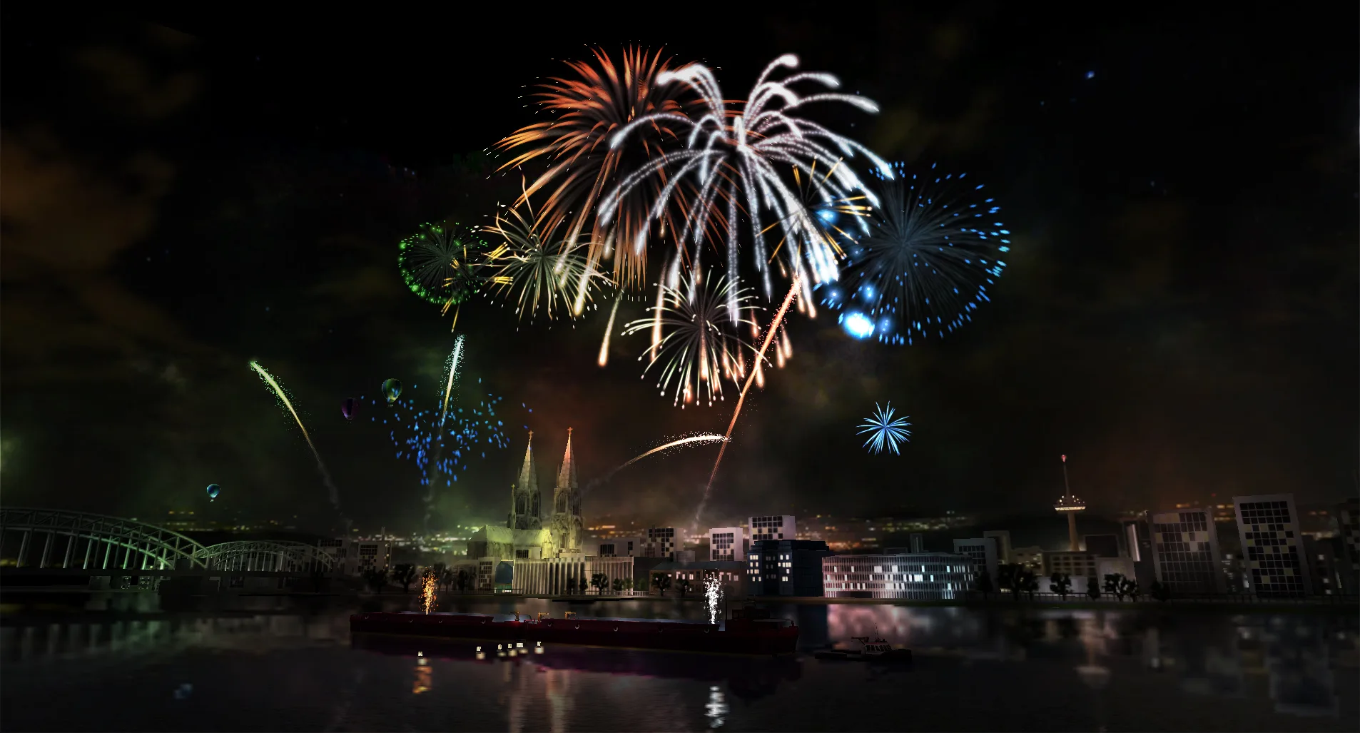 Fireworks Simulator screenshot 1