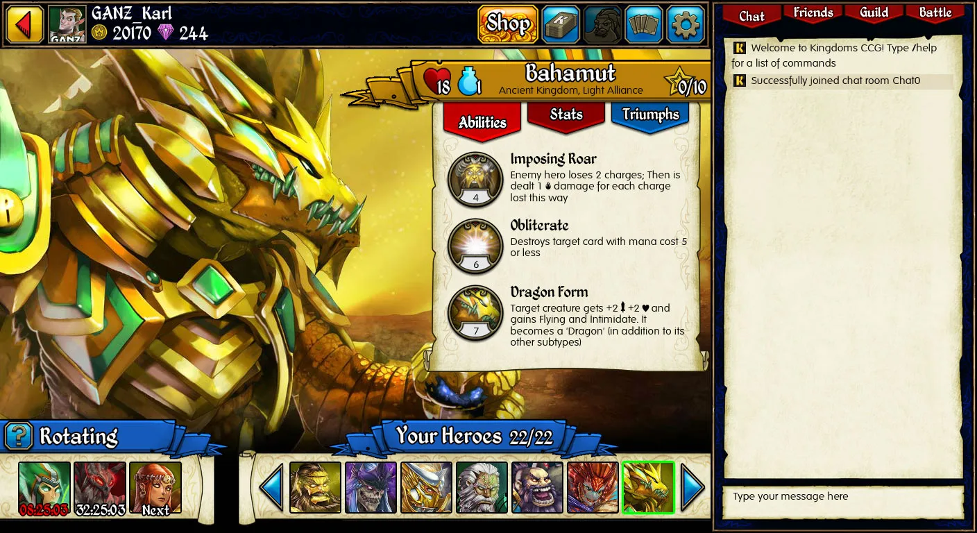 Kingdoms CCG screenshot 5
