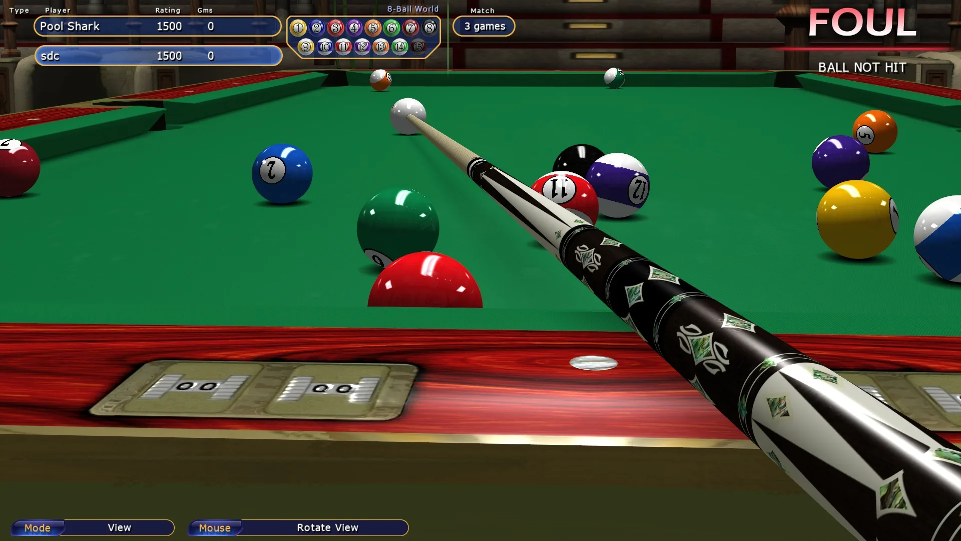 Virtual Pool 4 screenshot 1