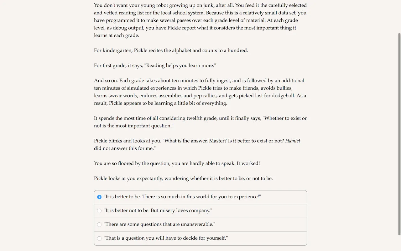 Choice of Robots screenshot 1