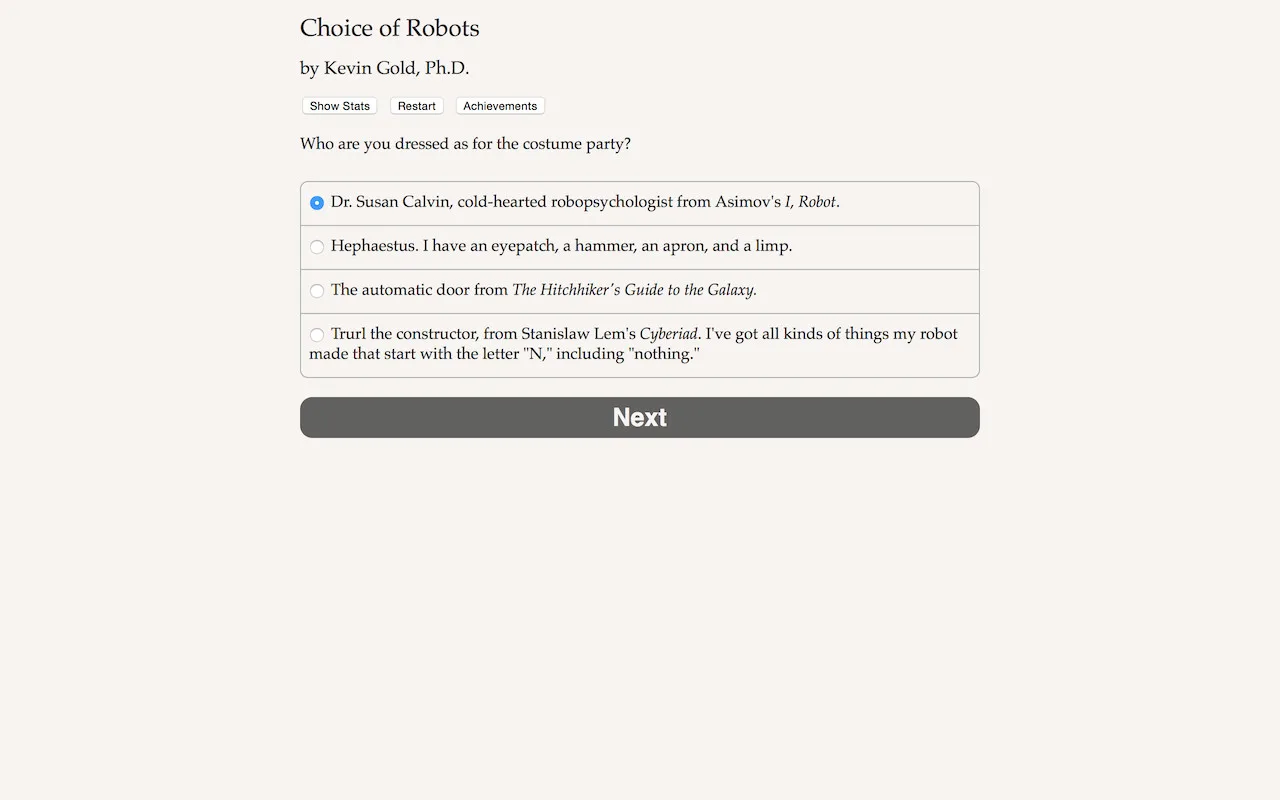 Choice of Robots screenshot 2