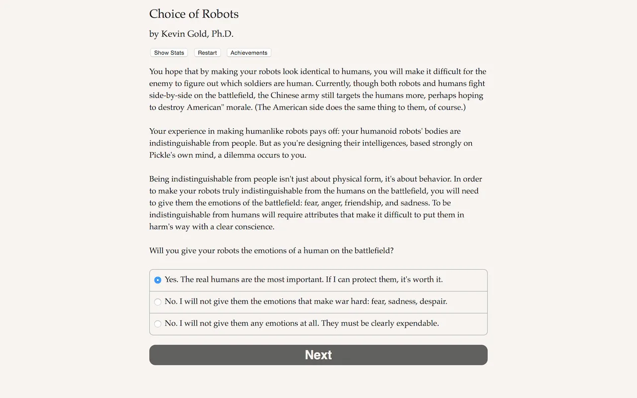 Choice of Robots screenshot 4