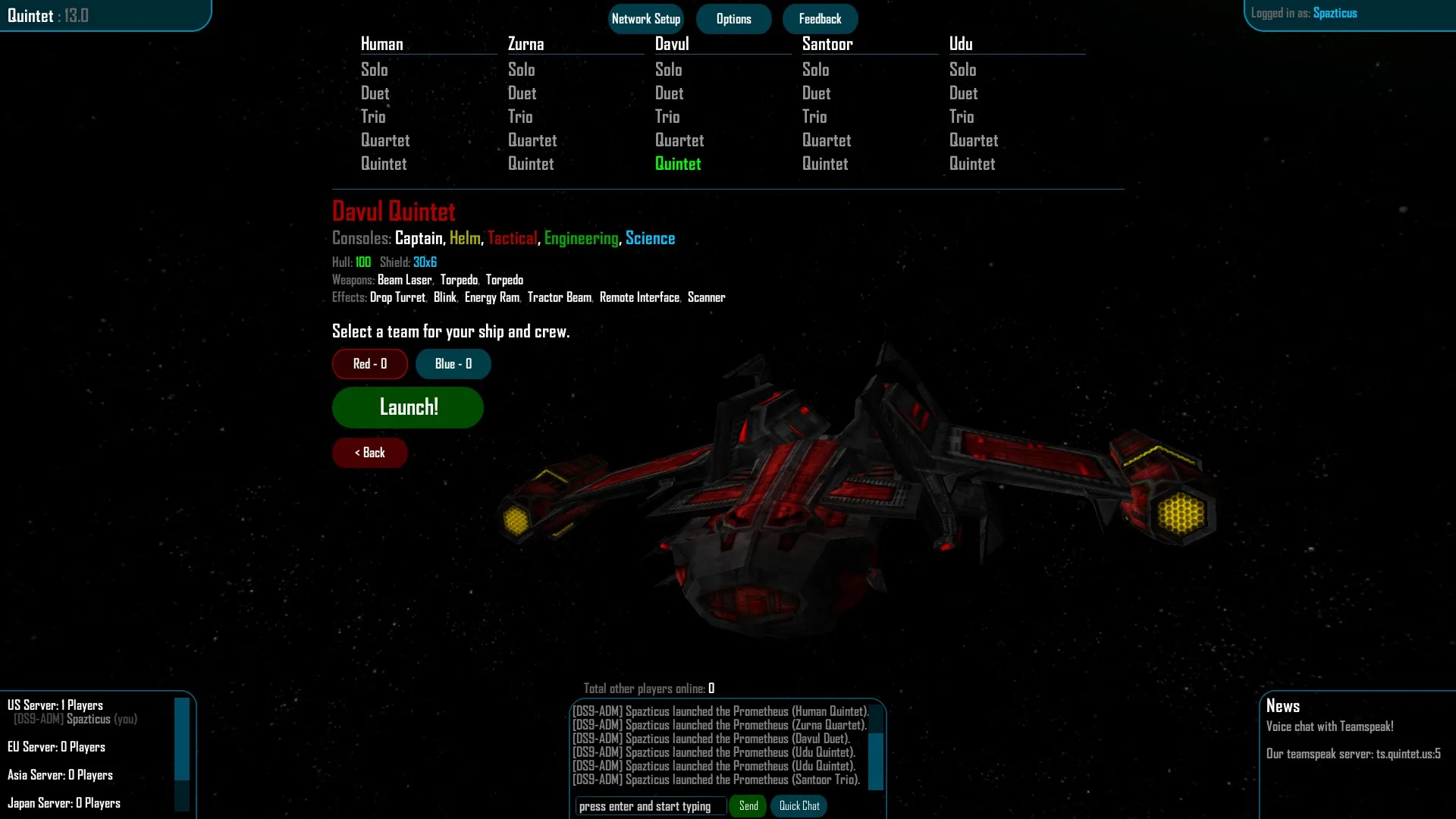 Quintet screenshot 4
