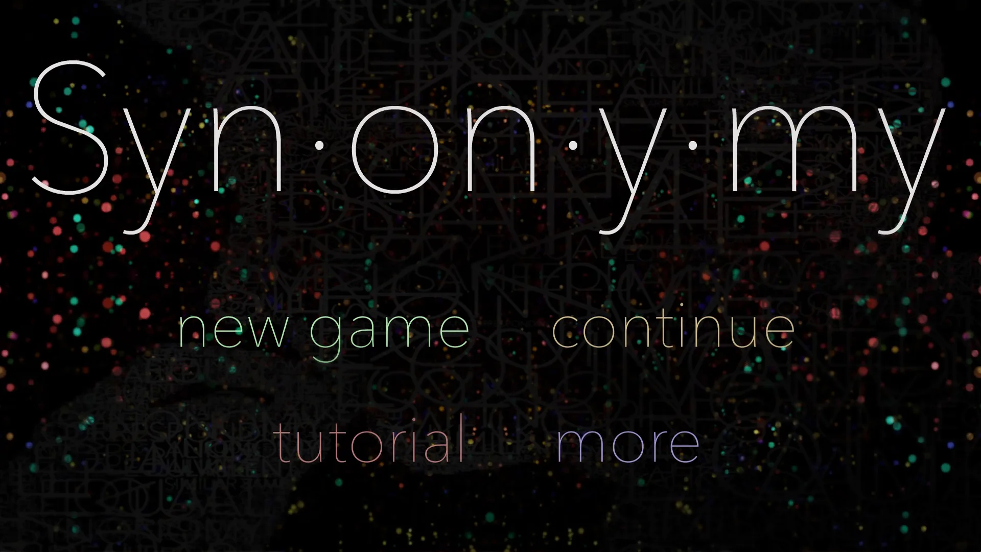 Synonymy screenshot 2