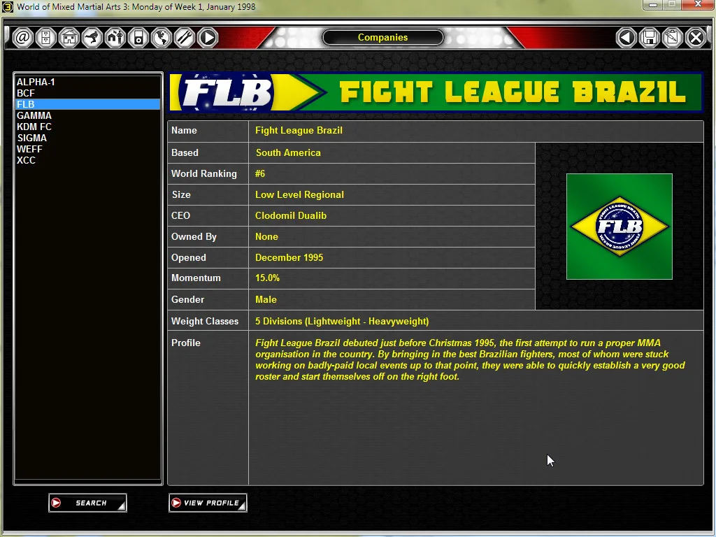 World of Mixed Martial Arts 3 screenshot 2