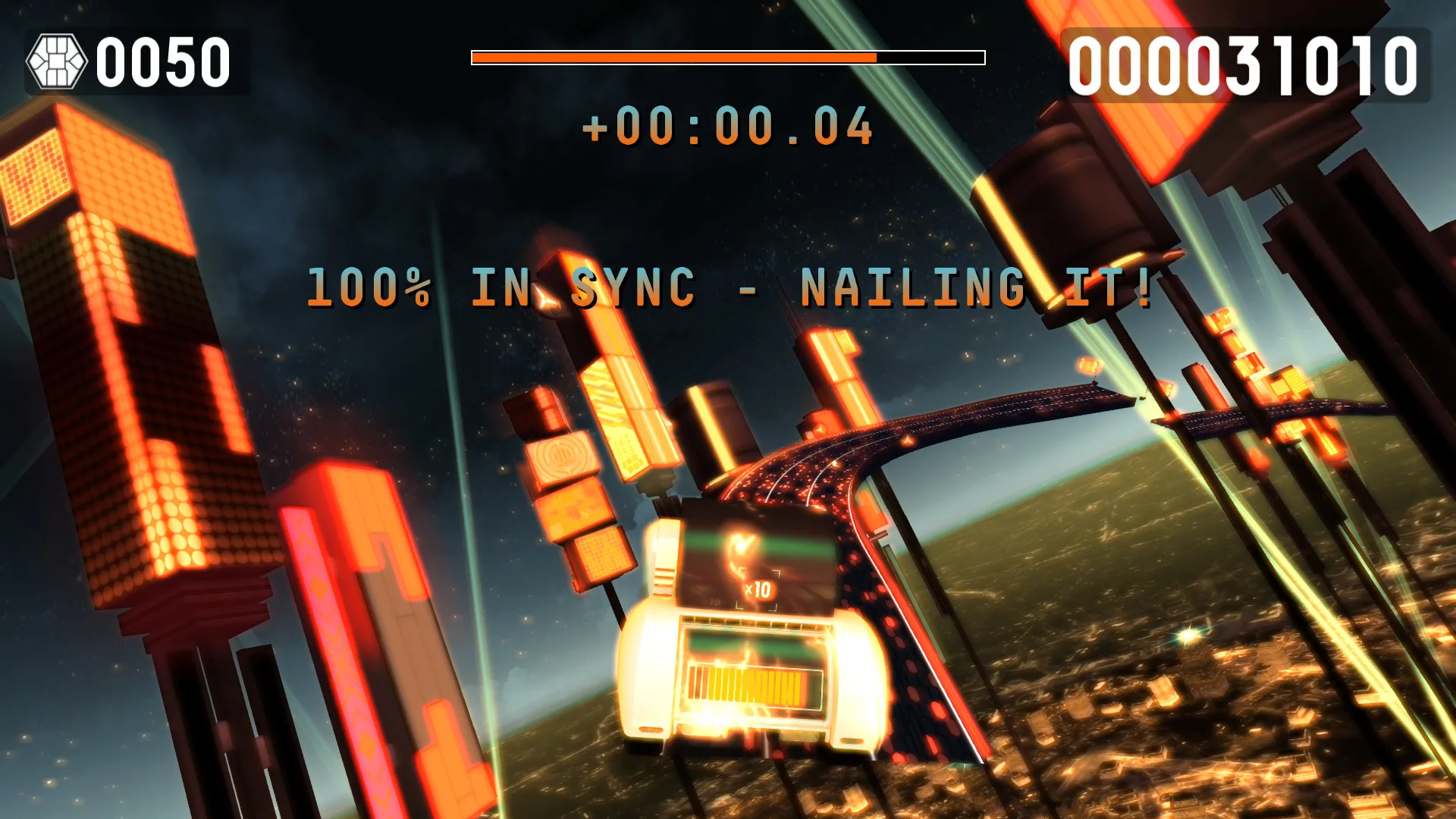 Riff Racer - Race Your Music! screenshot 1