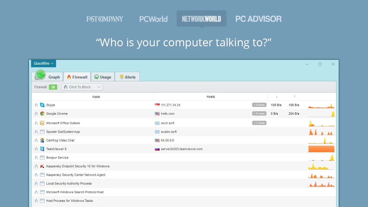 GlassWire screenshot 3
