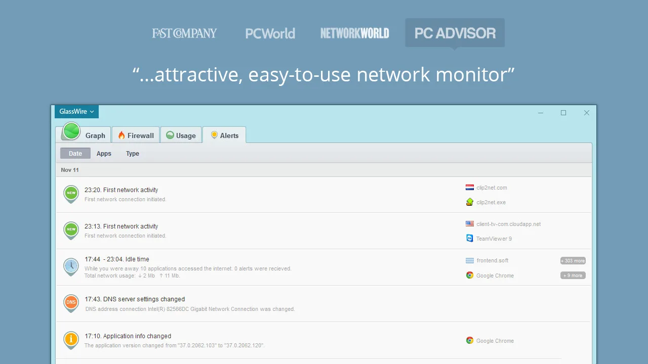 GlassWire screenshot 4