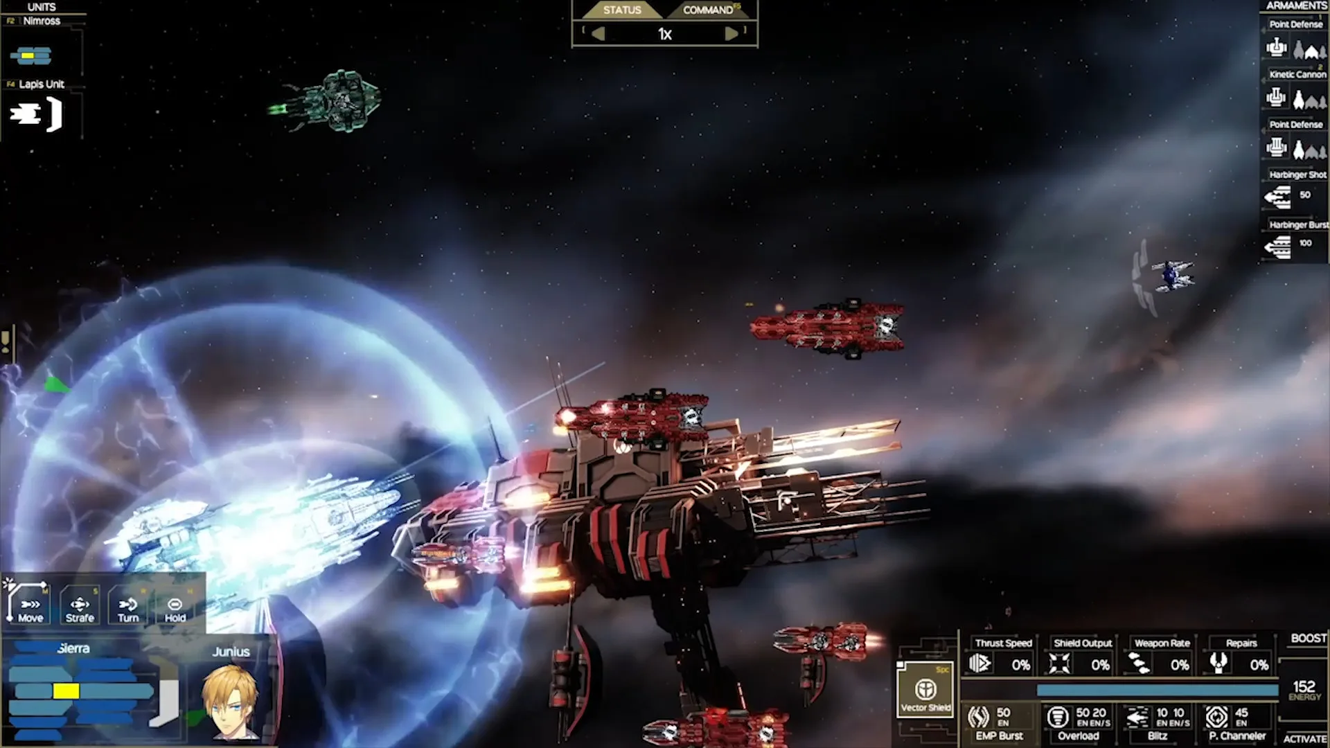 Sierra Ops - Space Strategy Visual Novel screenshot 2