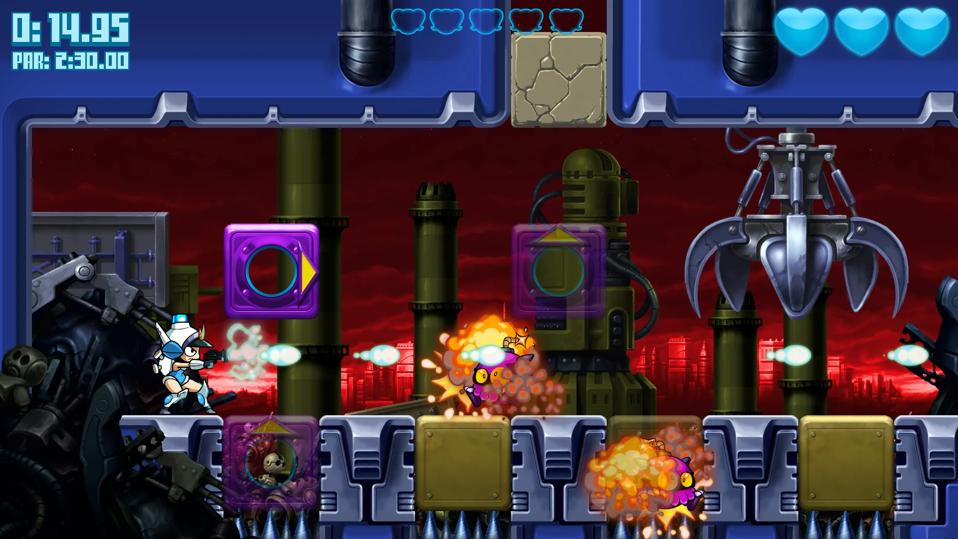 Mighty Switch Force! Hyper Drive Edition screenshot 1