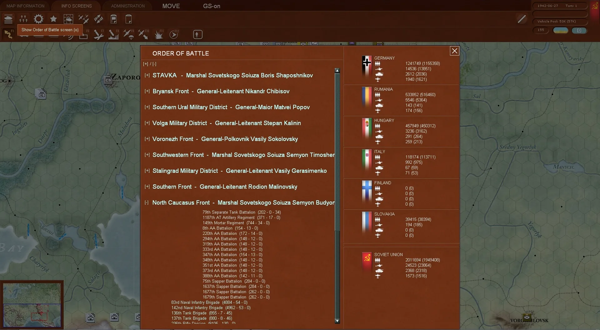 Gary Grigsby's War in the East screenshot 2