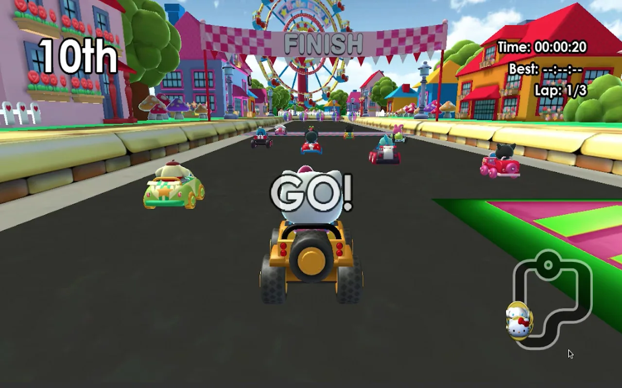 Hello Kitty and Sanrio Friends Racing screenshot 2