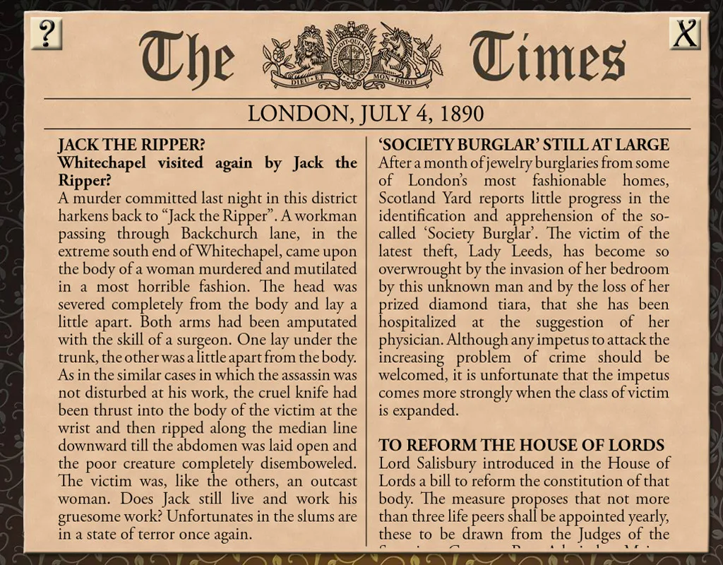 Sherlock Holmes Consulting Detective: The Case of the Mystified Murderess screenshot 5