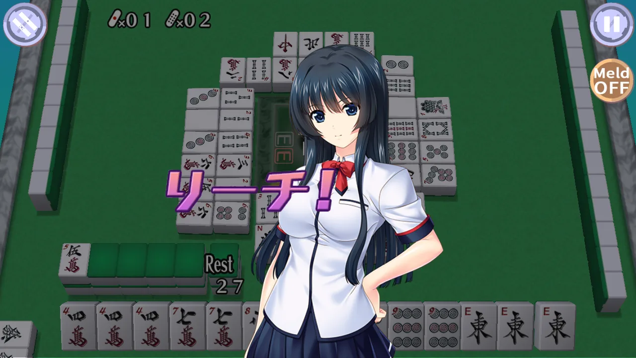 Mahjong Pretty Girls Battle : School Girls Edition screenshot 4