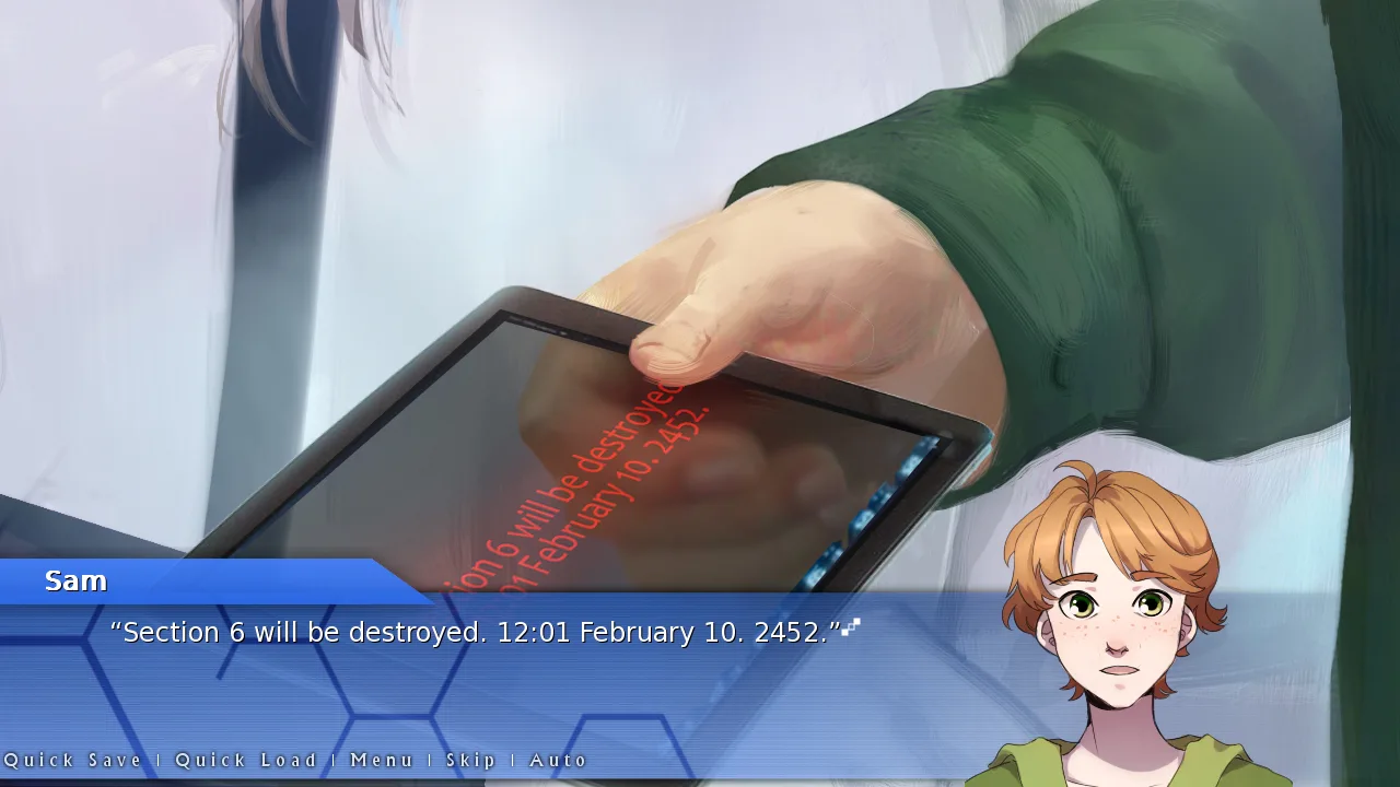 Orion: A Sci-Fi Visual Novel screenshot 2