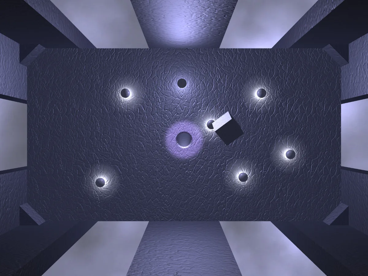 "Glow Ball" - The billiard puzzle game screenshot 3