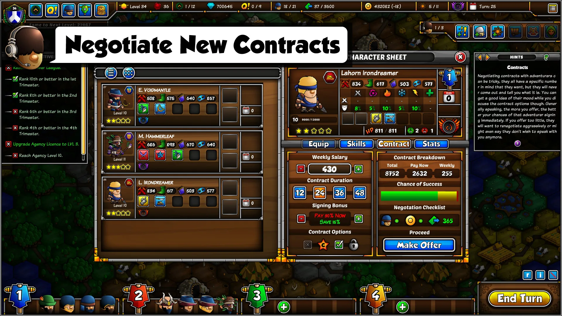 Epic Manager - Create Your Own Adventuring Agency! screenshot 2