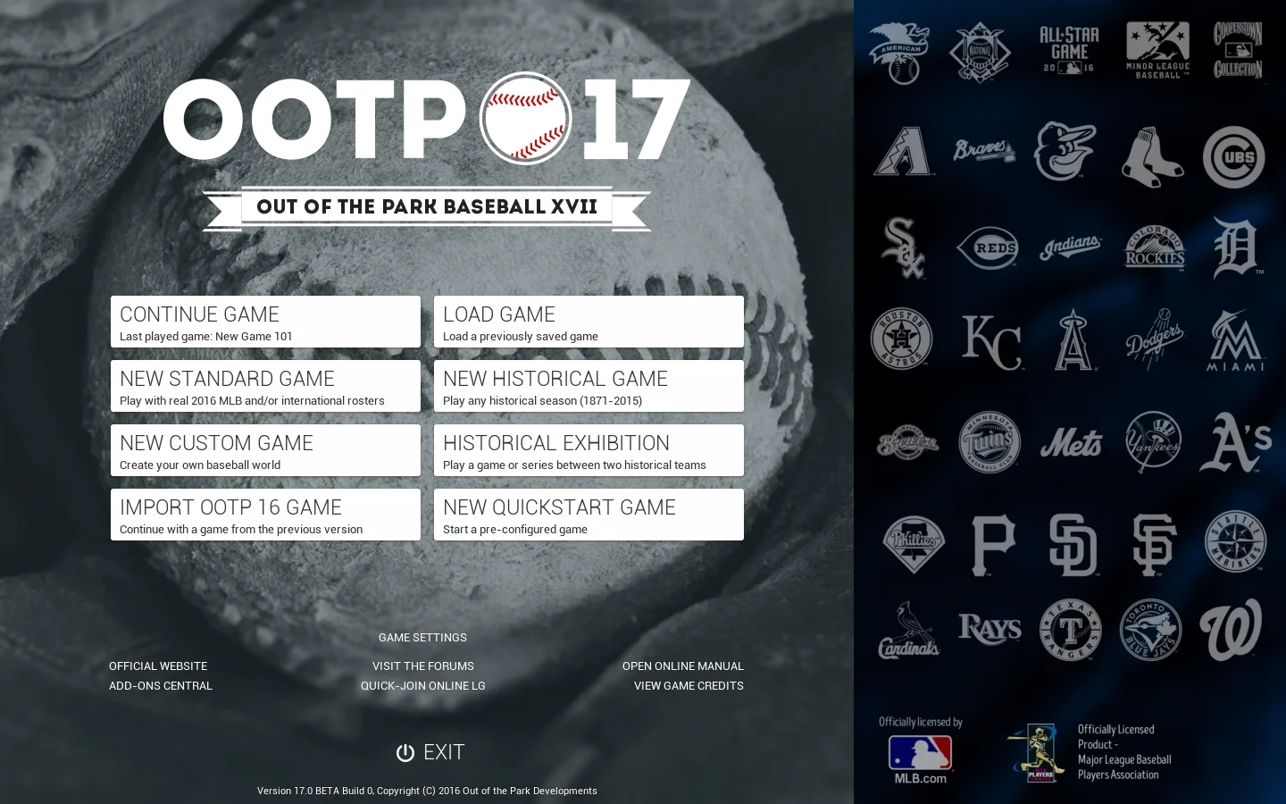 Out of the Park Baseball 17 screenshot 1