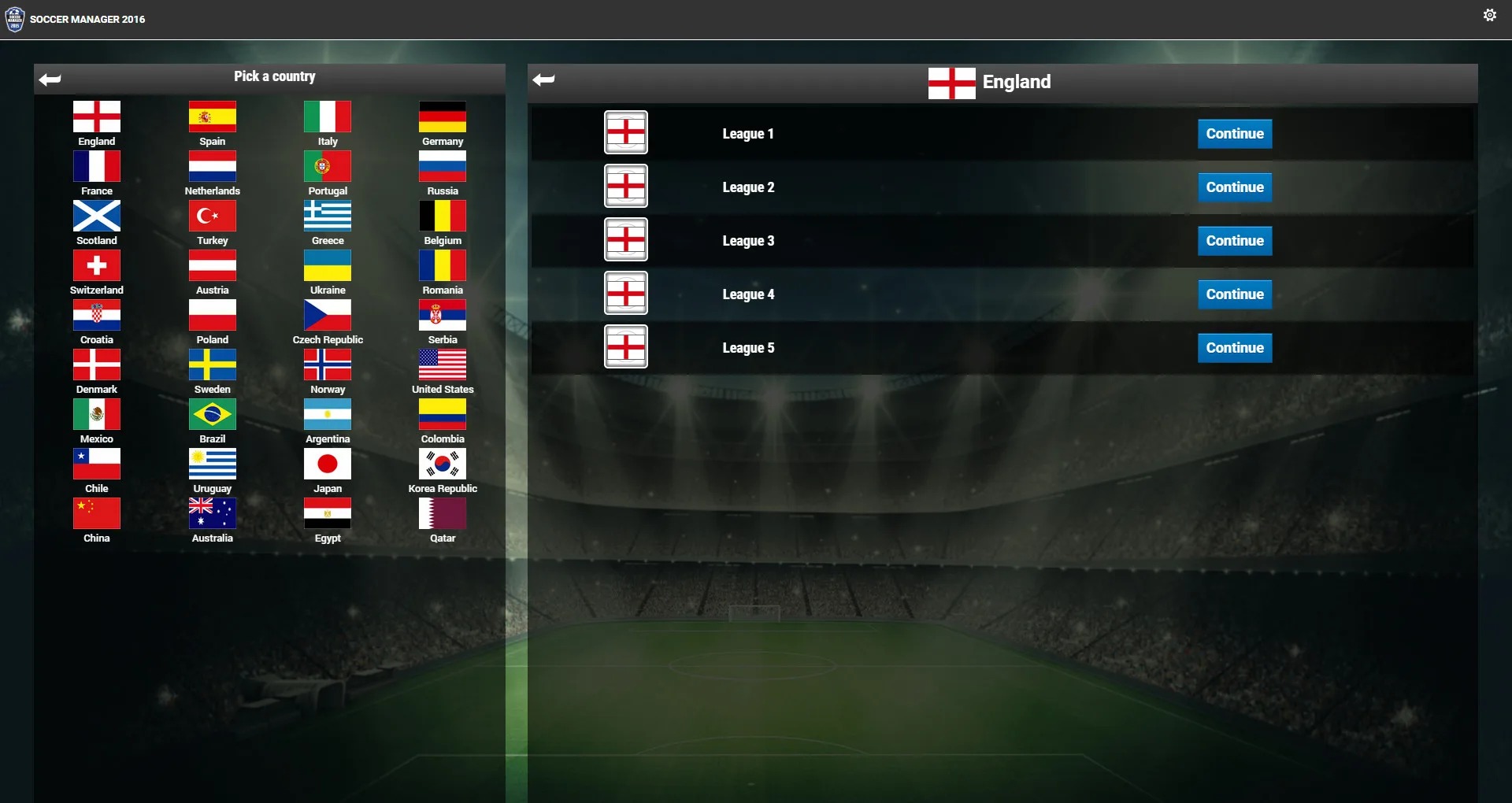 Soccer Manager 2016 screenshot 1