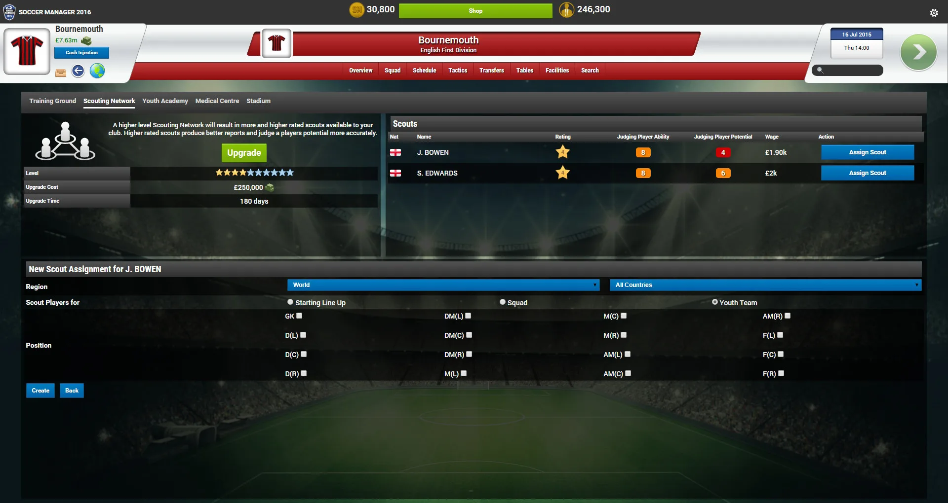 Soccer Manager 2016 screenshot 4