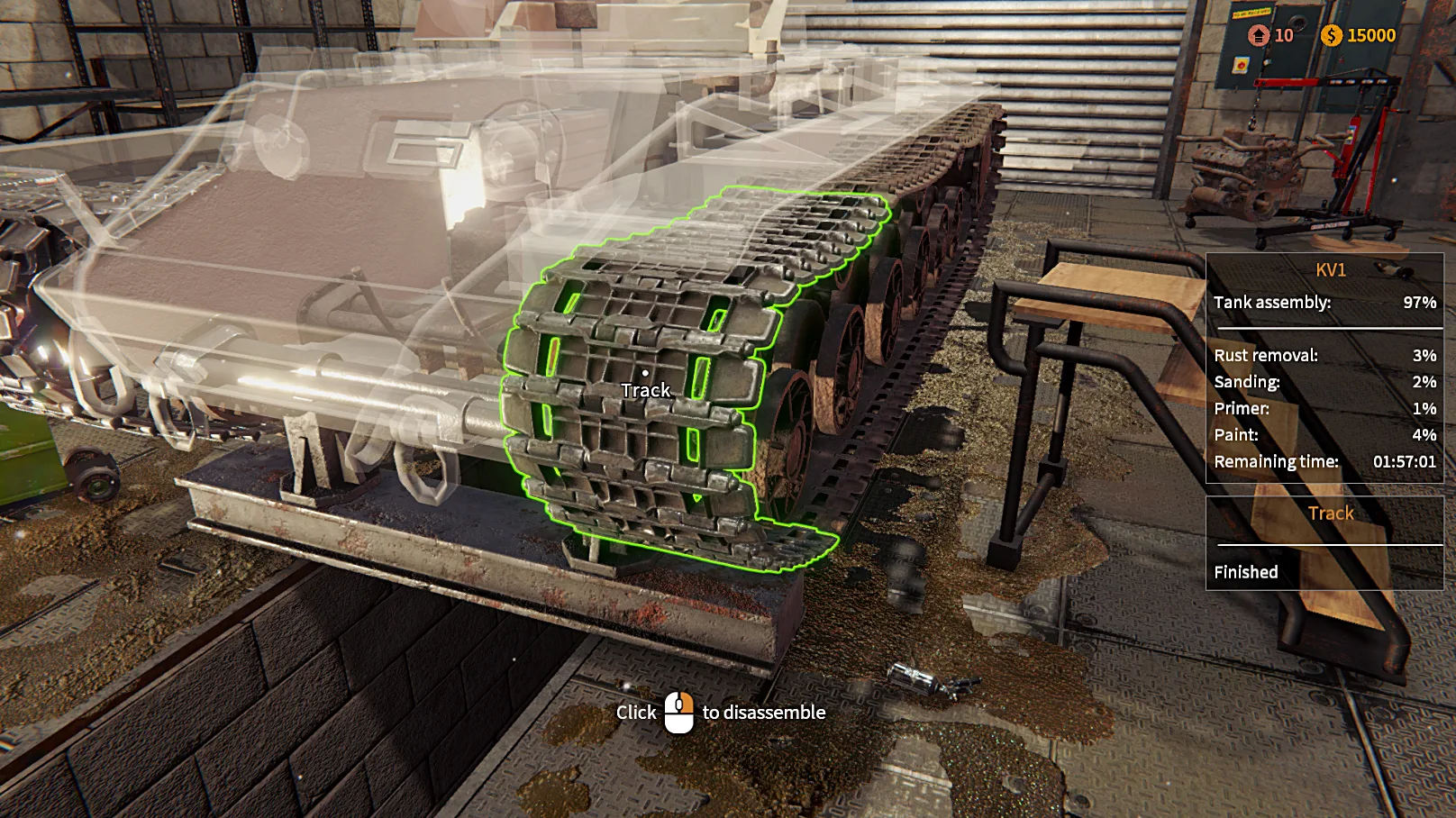 Tank Mechanic Simulator screenshot 1