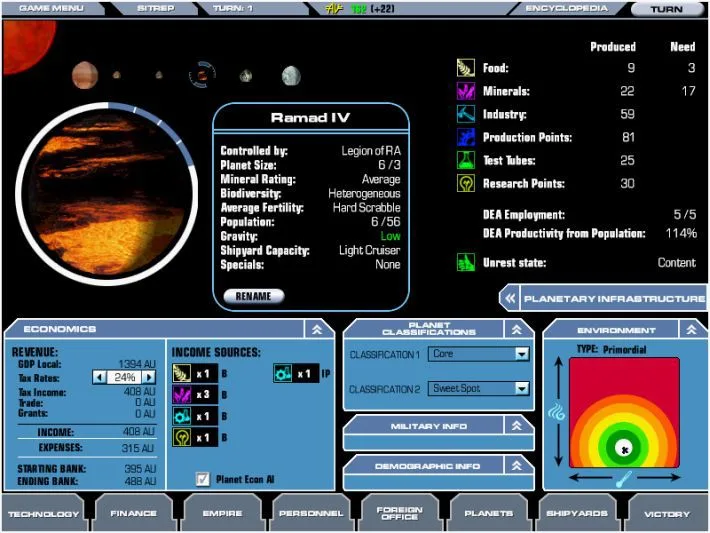 Master of Orion 3 screenshot 1