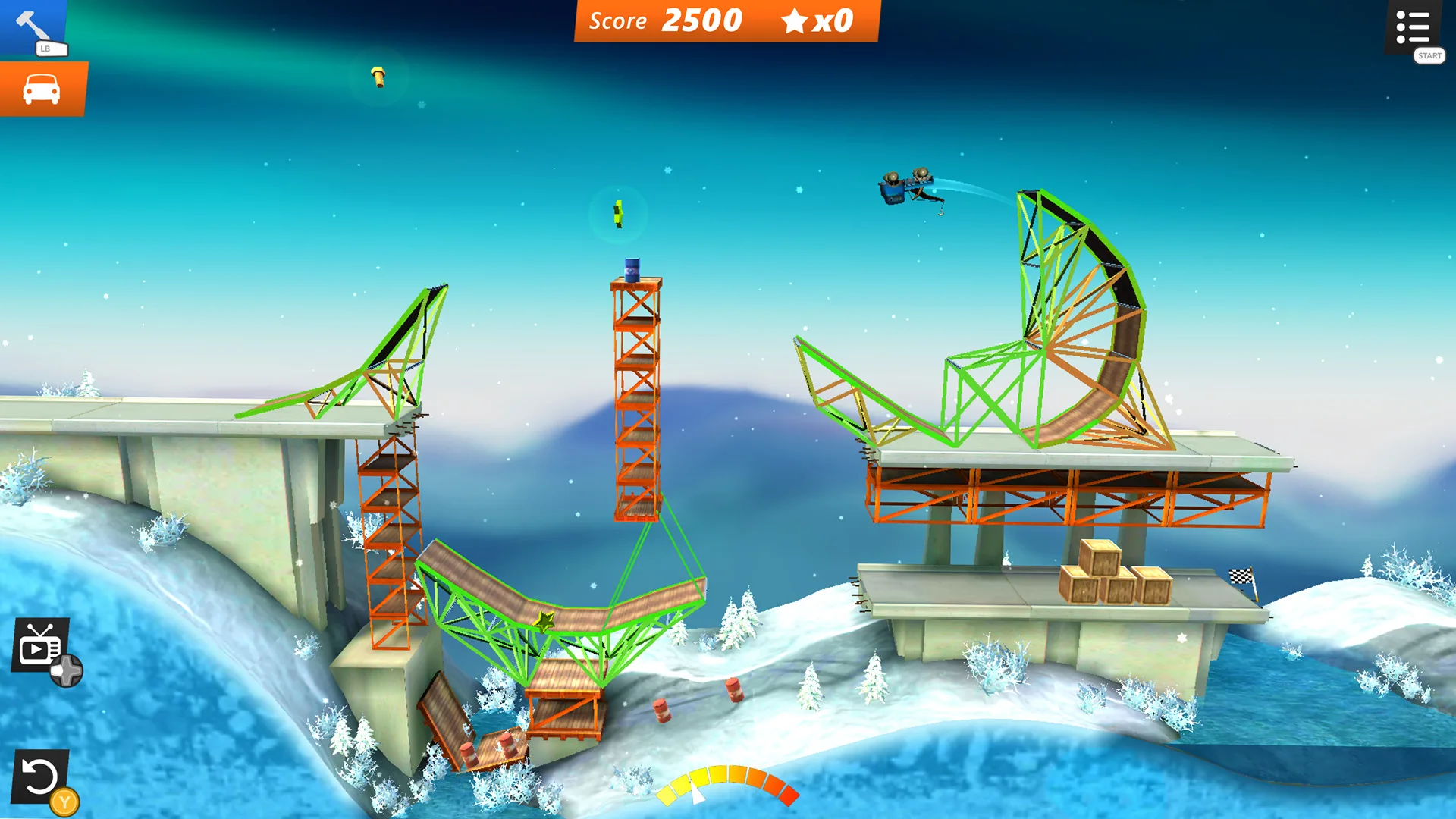 Bridge Constructor Stunts screenshot 1